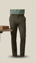 Stretch Trousers with Tapered Fit