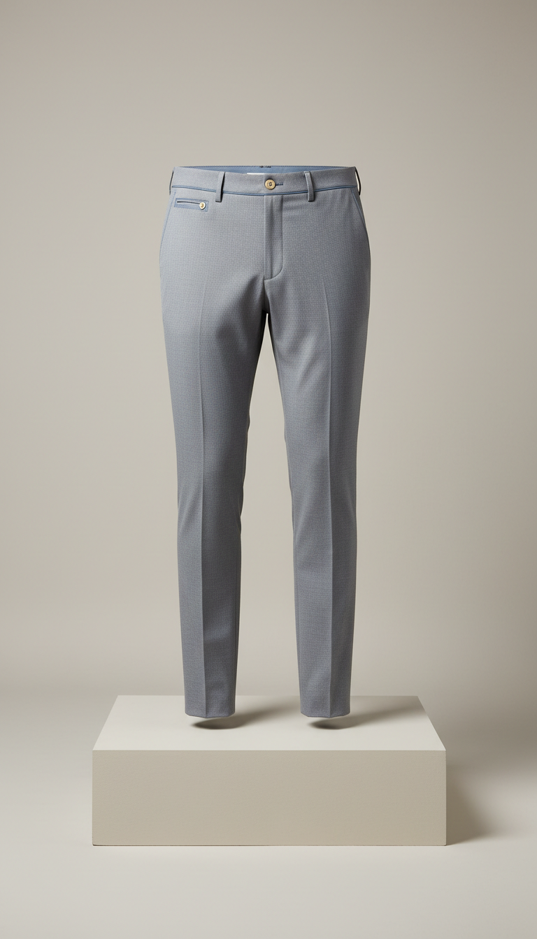 Technical Trousers in Matte Stretch