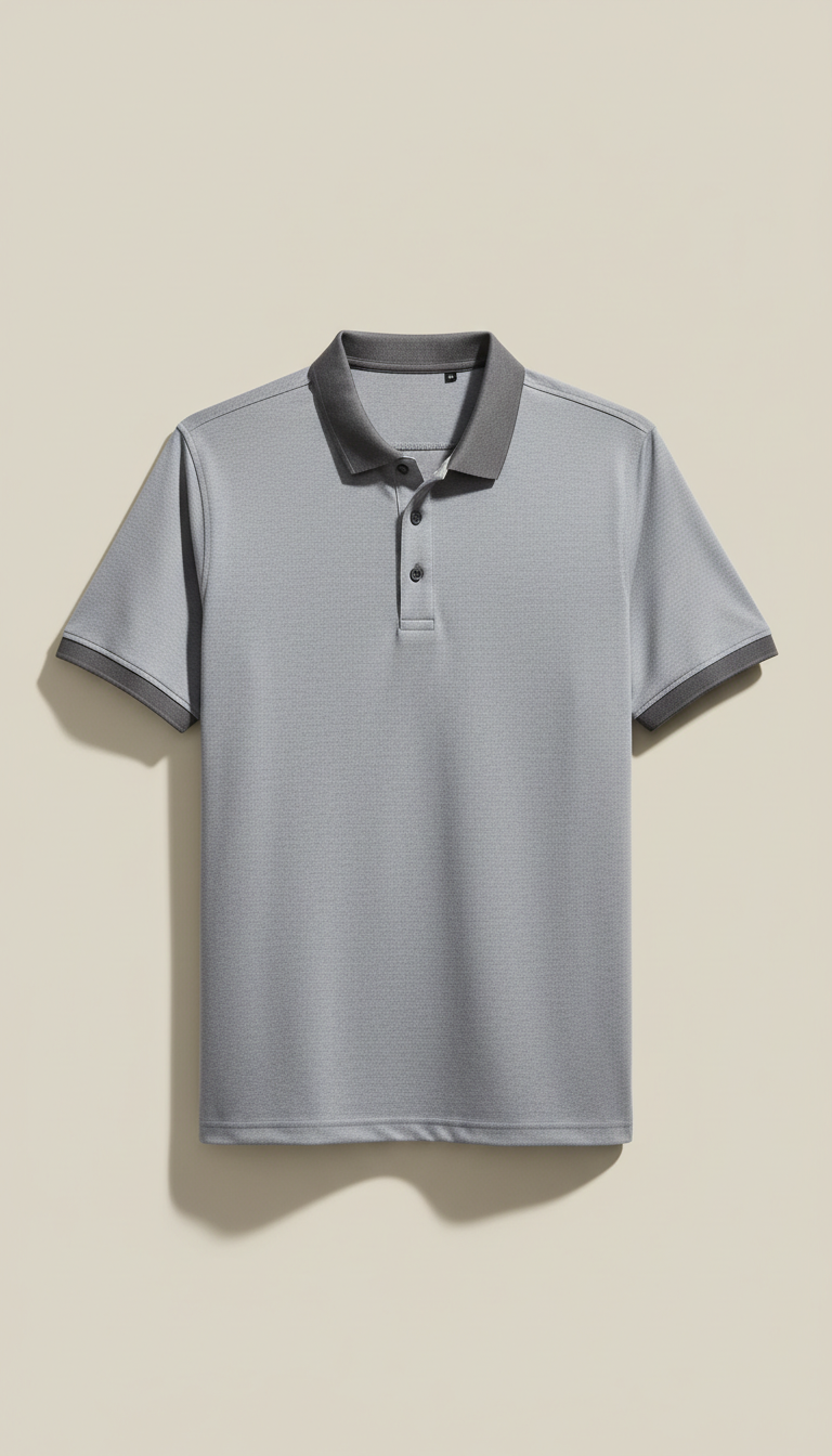 Performance Polo with Taped Seams